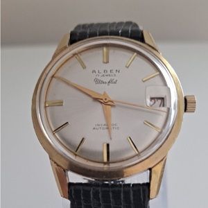 Men’s vintage watch. Runs good. Albee Ultra flat.